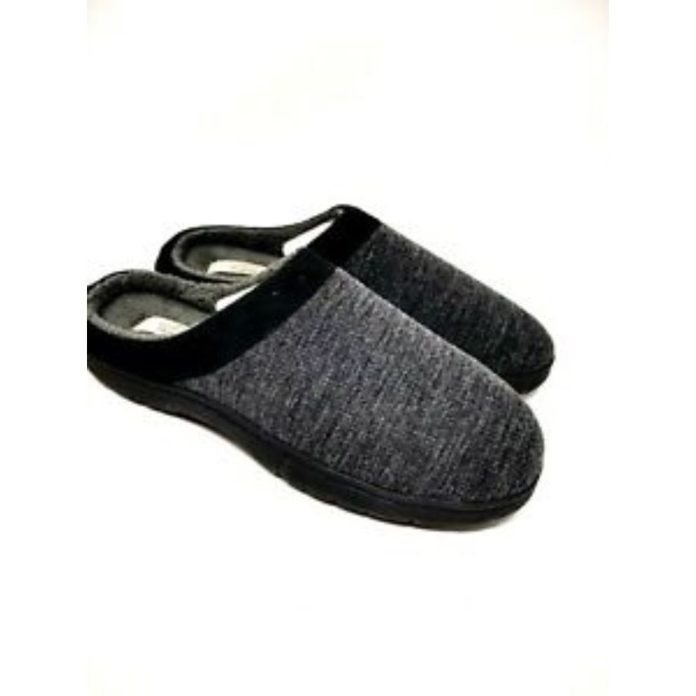 NEW 3M Thinsulate Men's Original Weatherproof Memory Foam Slippers MD Gray 76310